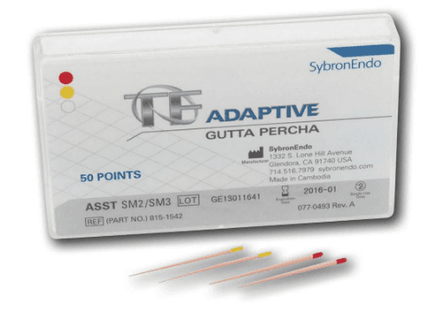 TF Adaptive Gutta Percha Points, Assorted SM2 (Yellow) & SM3 (Red), Small, 50/Pk, 815-1542 thumbnail 13