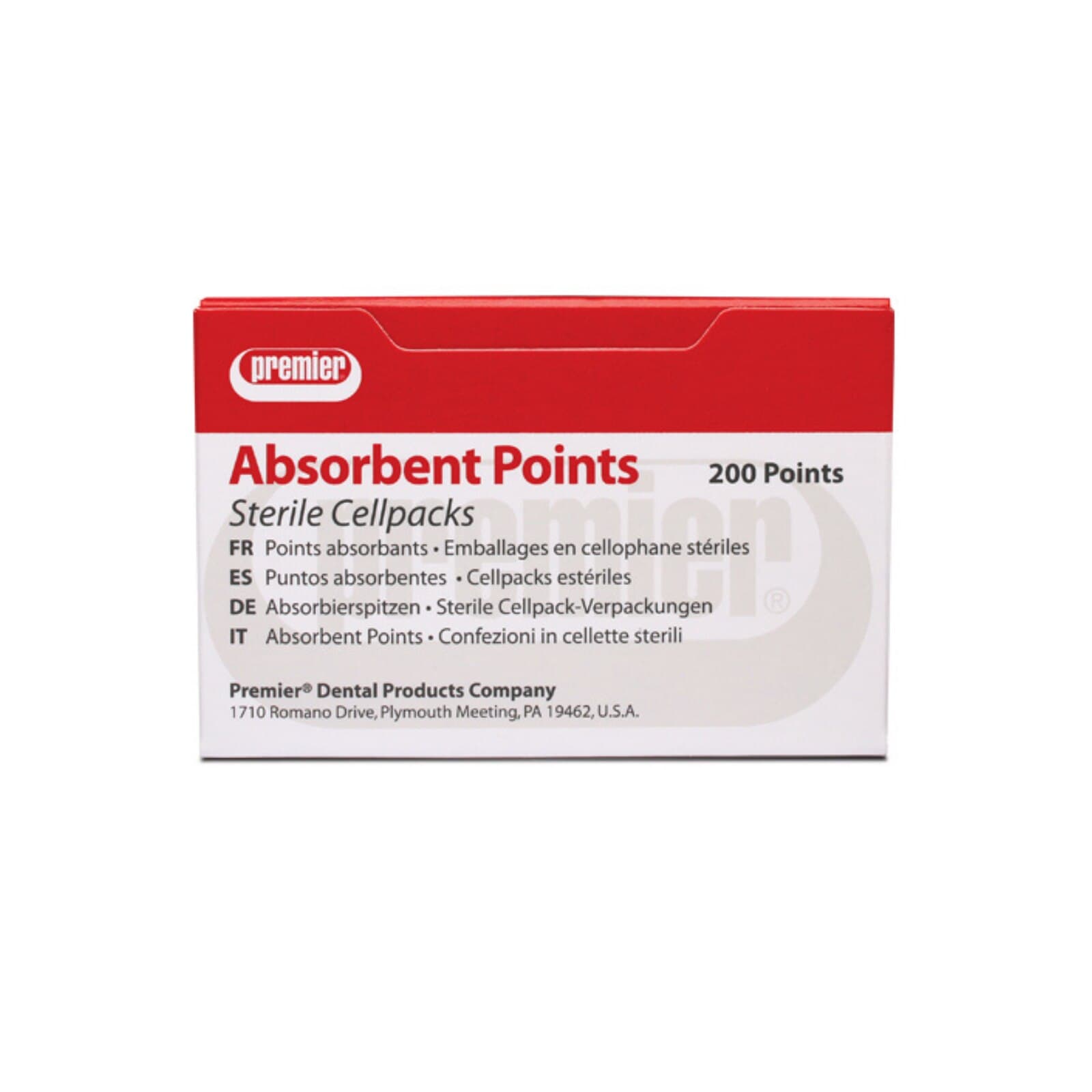 Premier Absorbent Paper Points, Medium, Sterile, White, Cell Pack, 200/Pk, 9055104 thumbnail 10