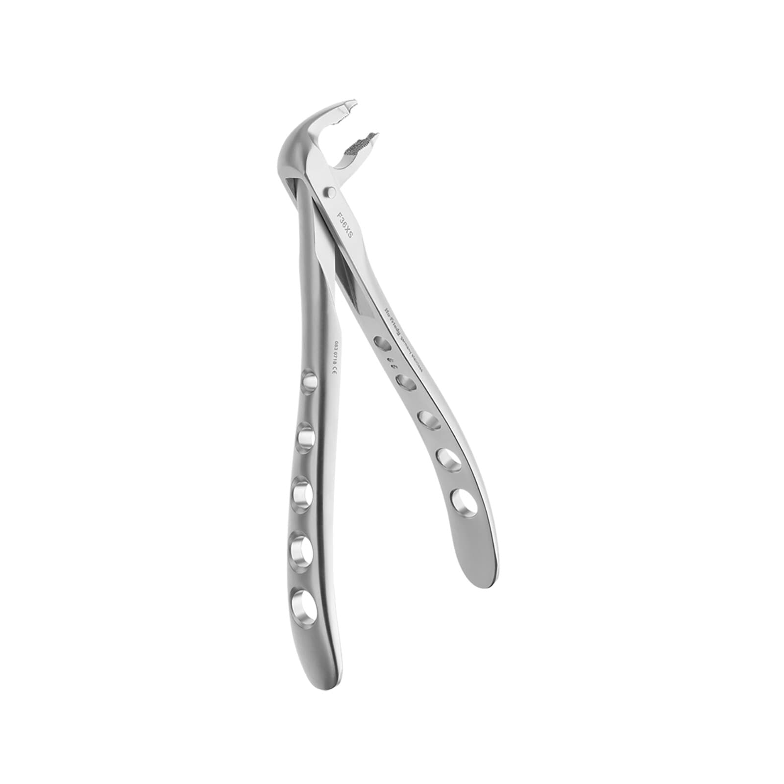 Hu-Friedy Atraumair #36 Diamond-Dusted Extraction Forceps, Lower Incisors, Serrated, F36XSD thumbnail 2