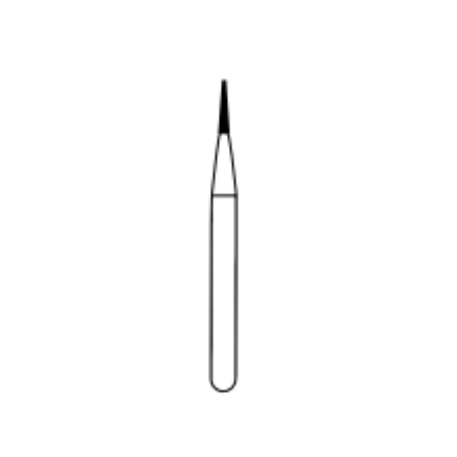 Alpen FG Carbide Bur #167, Tapered Fissure, Friction Grip, 0.7 mm Diameter, 10/Pkg - Alpen&reg; FG Carbide Burs - #167 - Image 1