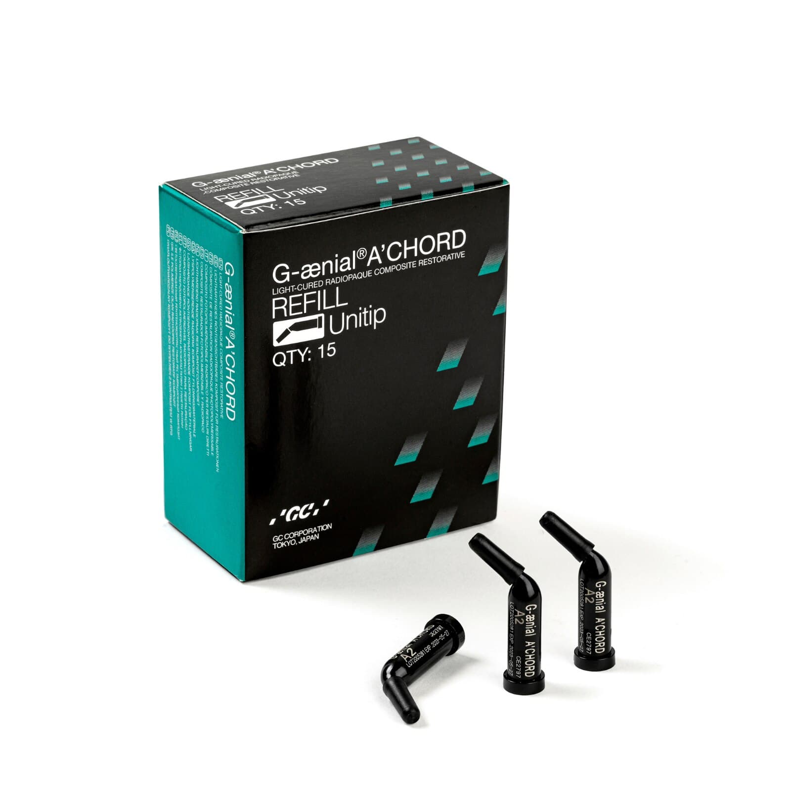 G-aenial A'CHORD Universal Composite Unitip, Shade A4, 0.16 mL (0.3 g), 15/Pkg, 952248 thumbnail 2