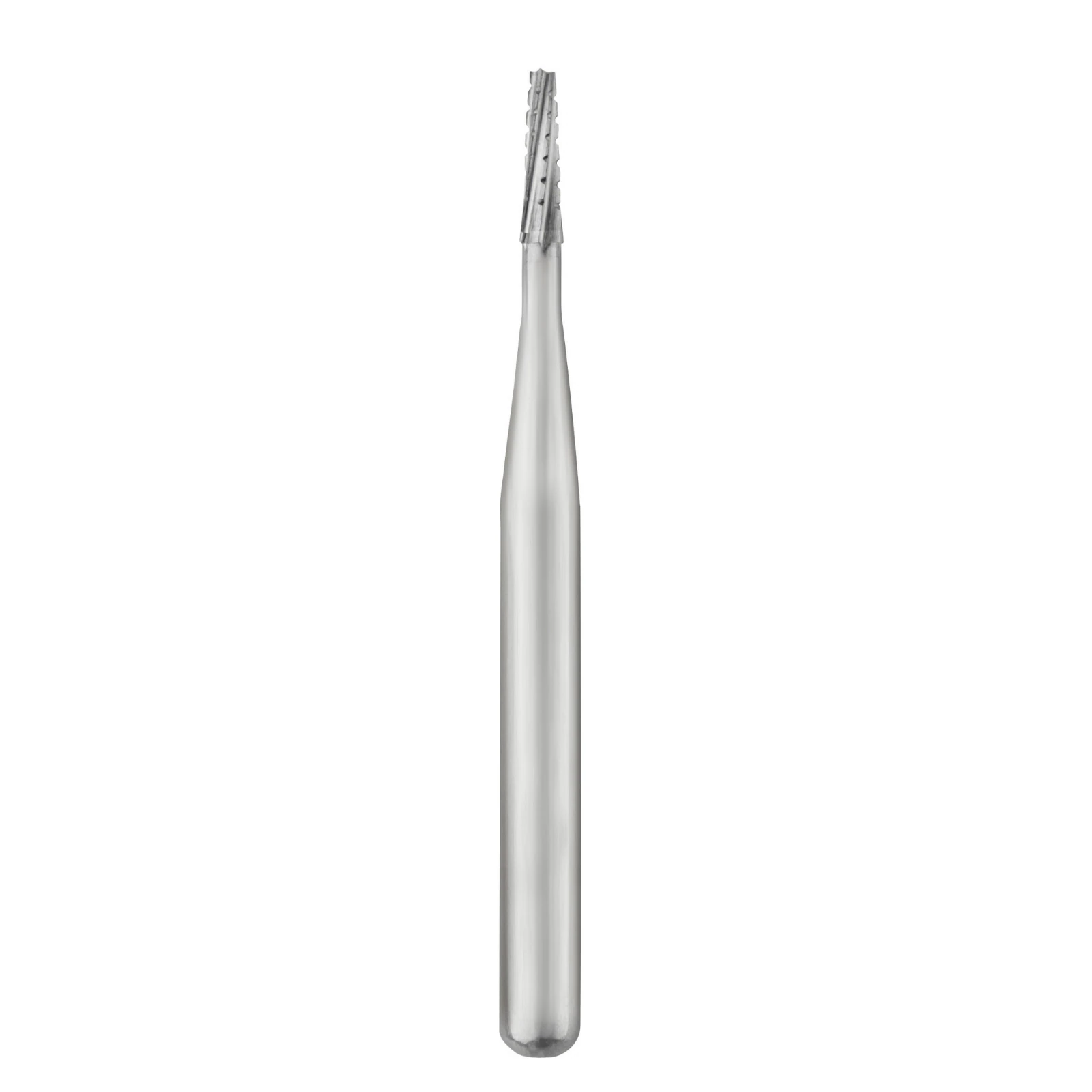 SS White Carbide Bur FG #699, Taper Flat End Cross Cut, Friction Grip, 100/Pk, 13699 - Burs Carbide 100/Pk FG 699 - Image 1