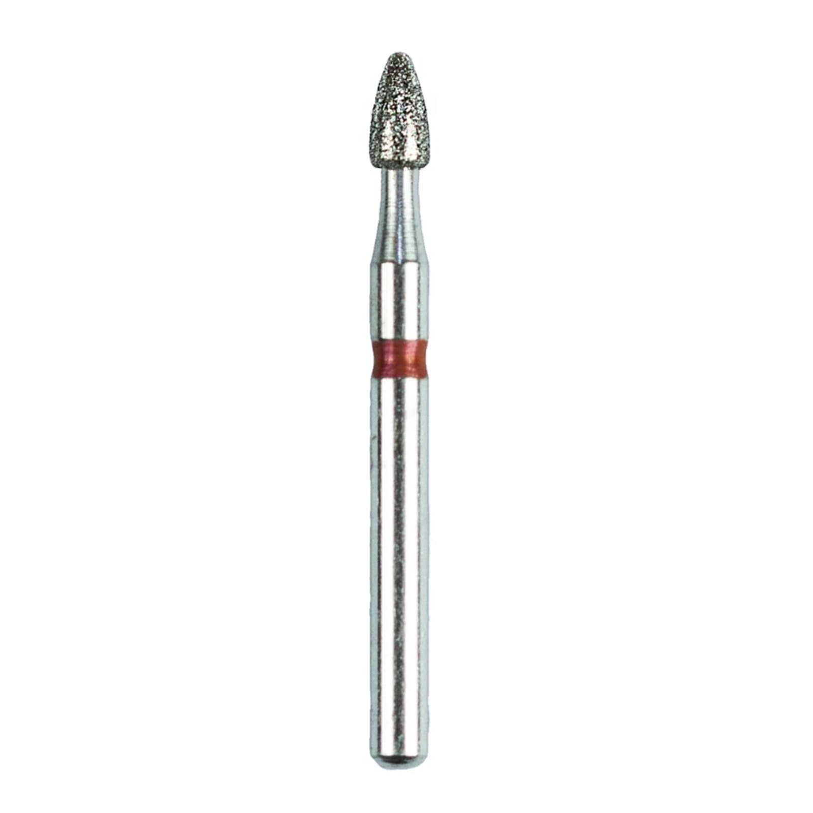 SimpliCut Single-Use Sterile Diamond Bur, Round Flat Flame, Fine Grit, Friction Grip, #F274-016-D, 25/Pkg thumbnail 2