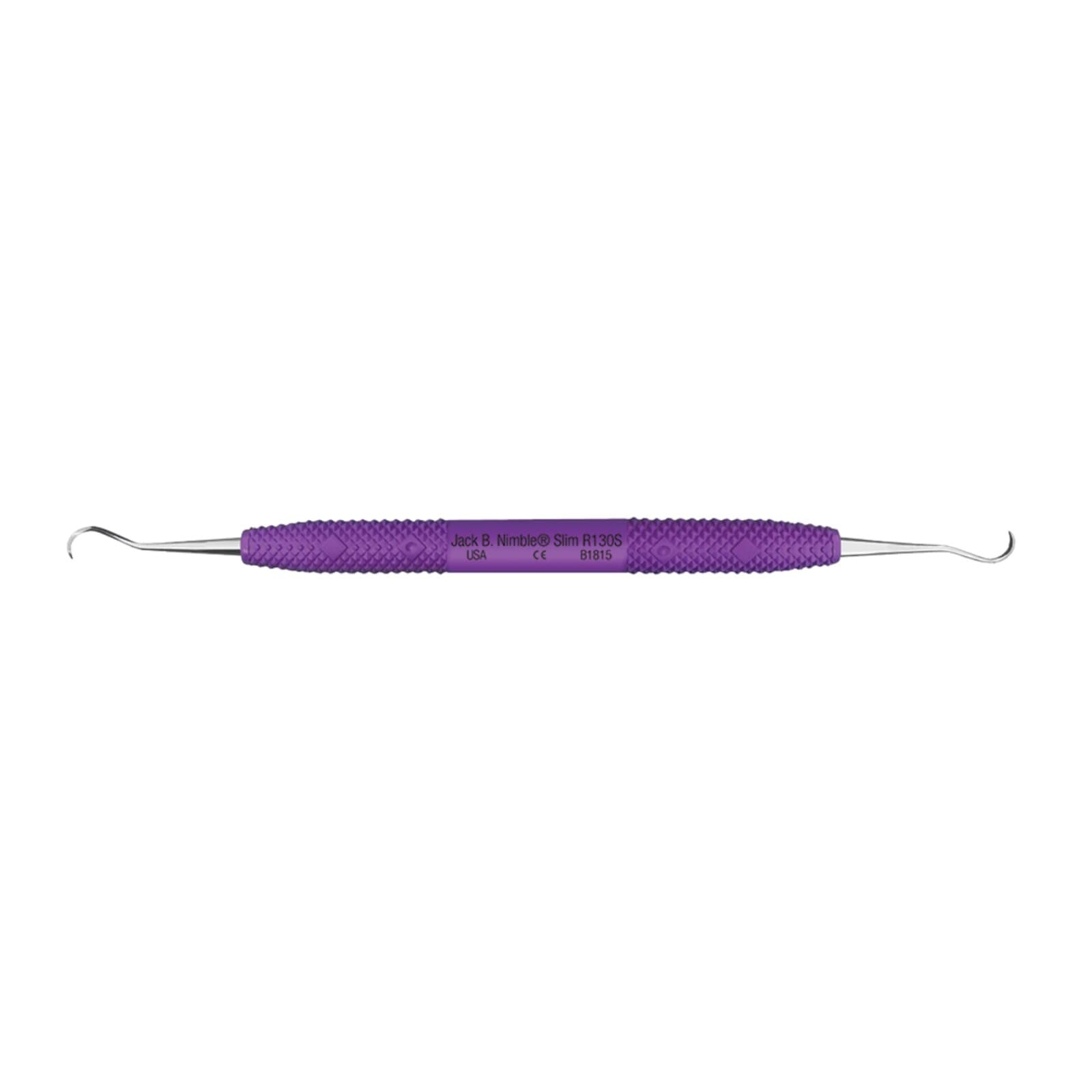 PDT Jack B. Nimble Scaler Slim, Double-Ended, Anterior, Purple, R130S thumbnail 7
