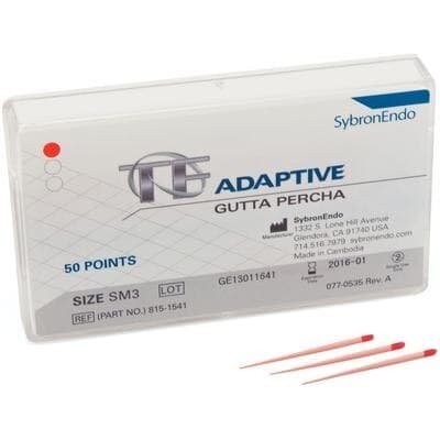 TF Adaptive Gutta Percha Points, Red Pack, SM3, Small, 50/Pk, 815-1541 thumbnail 12