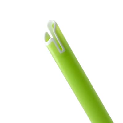 BeeSure Comfy High-Volume Evacuator Tips, Green with White Cushioned Edge, Vented, 11 mm, 100/Bag, BE306 thumbnail 8