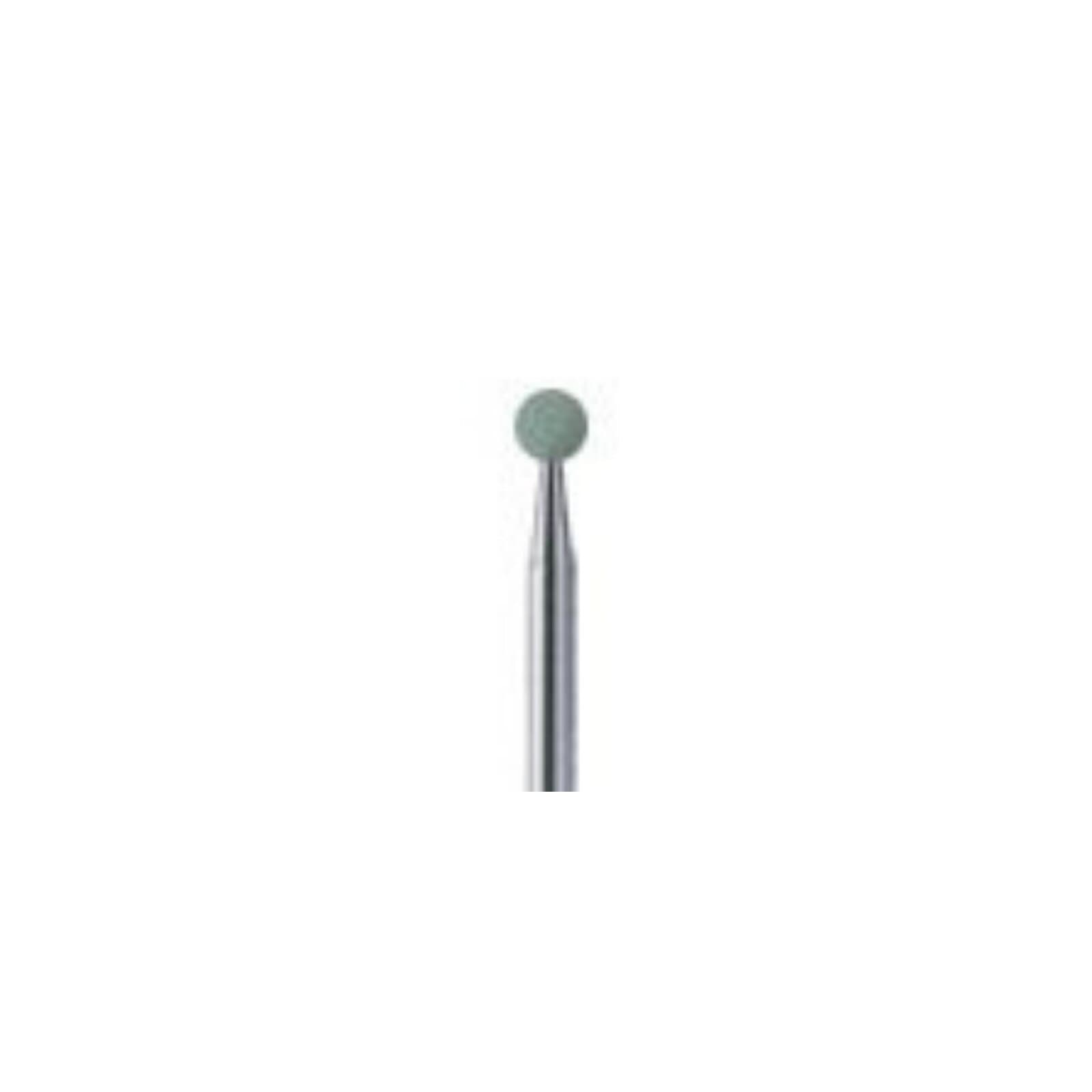 NTI Green Abrasive Mounted Stone, Large Round, RA (Right Angle) Shank, Fine Grit, 4 mm Head, 12/Pkg, GF602-RA thumbnail 3