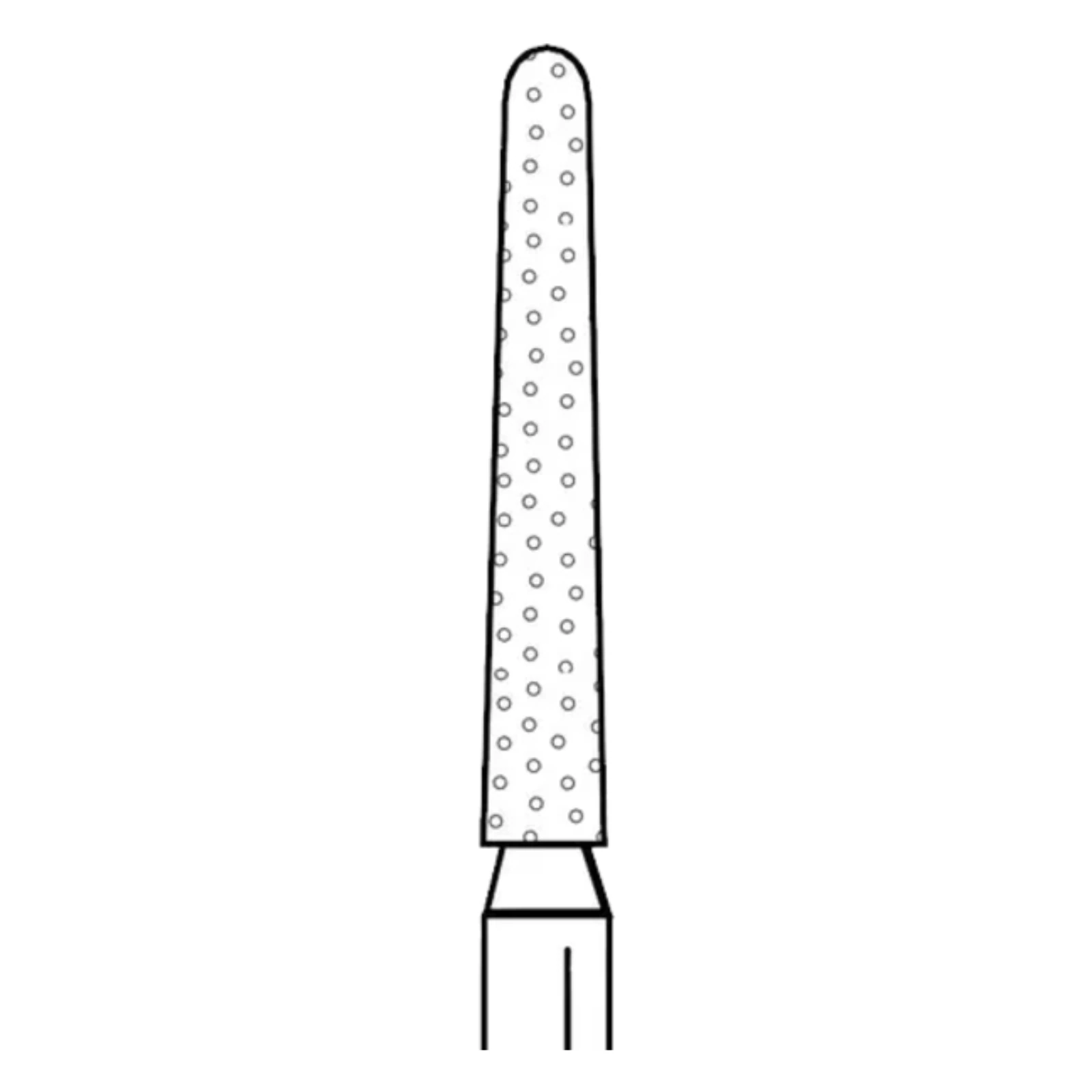 Two Striper Diamond Bur, FG, Round-End Taper, #782.10F, Fine, Red, 1.6 mm Major/1.1 mm Minor Diameter, 5/Pk, 2015435 thumbnail 7