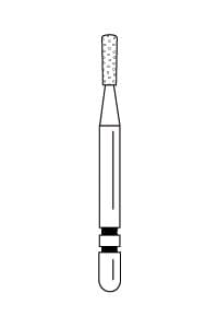 Two Striper Diamond Bur, FG, Pear, #352.4C, Coarse, Green, 1.3 mm, 5/Pk, 2015230 thumbnail 3
