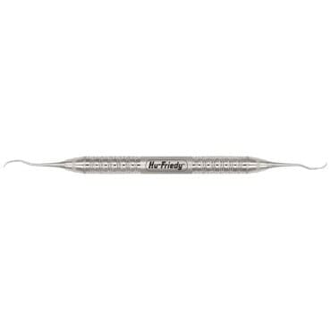 Hu-Friedy 204SD Sickle Scaler, Double-End, Contra-Angle, #6 Satin Steel Handle, S204SD6 thumbnail 3