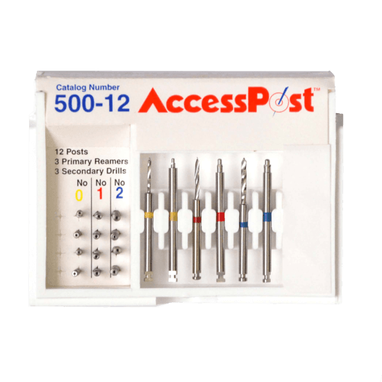 AccessPost Stainless Steel Introductory Kit, Assorted Sizes #0/#1/#2, 12 Posts, 500-12 thumbnail 3