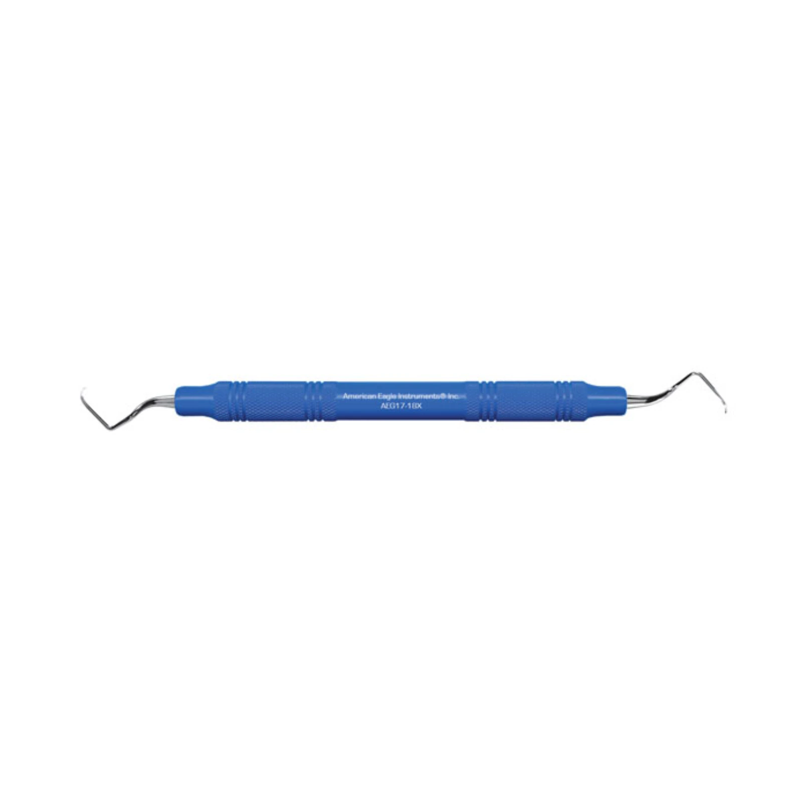 American Eagle Gracey 17-18 Curette, Standard, Double End, 3/8" EagleLite Stainless Steel Handle, AEG17-18Z - Gracey Curettes – 17/18 Gracey, Standard, Double End - EagleLite™ Stainless Steel Handle - Image 1