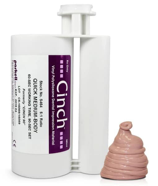 Cinch 90 VPS Impression Material, Medium Body, Super Cartridge, 380 ml, S464 thumbnail 3