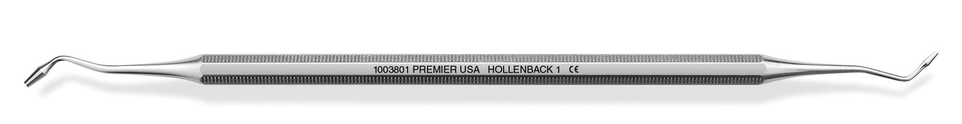 Premier Hollenback #1 Double-Ended Smooth Plugger/Condenser, 1.5mm/1.0mm Tips, Octagonal Handle, 1003801 thumbnail 3