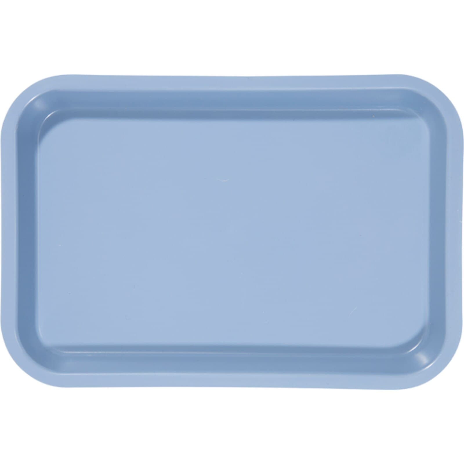 Zirc Mini Flat Set-Up Tray, Blue, F-Size, 9-3/8" x 6-3/8" x 7/8", 20Z101B thumbnail 3