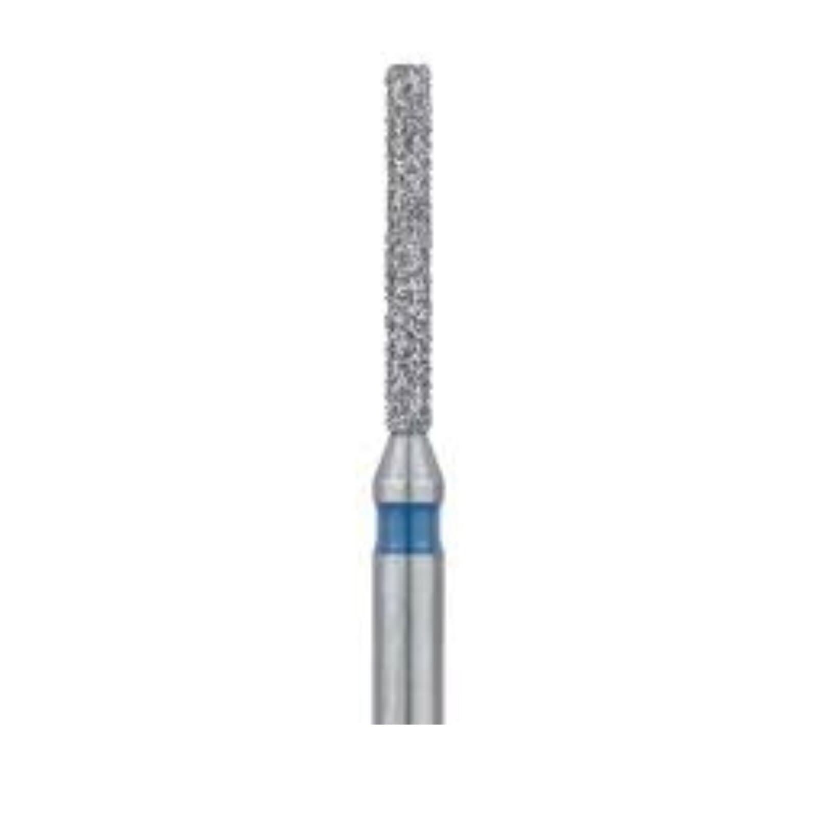 Meisinger 837L-010-FG Diamond Bur, Long Cylinder, Medium Grit, Friction Grip, 1.0 mm Diameter, 5/Pk thumbnail 3