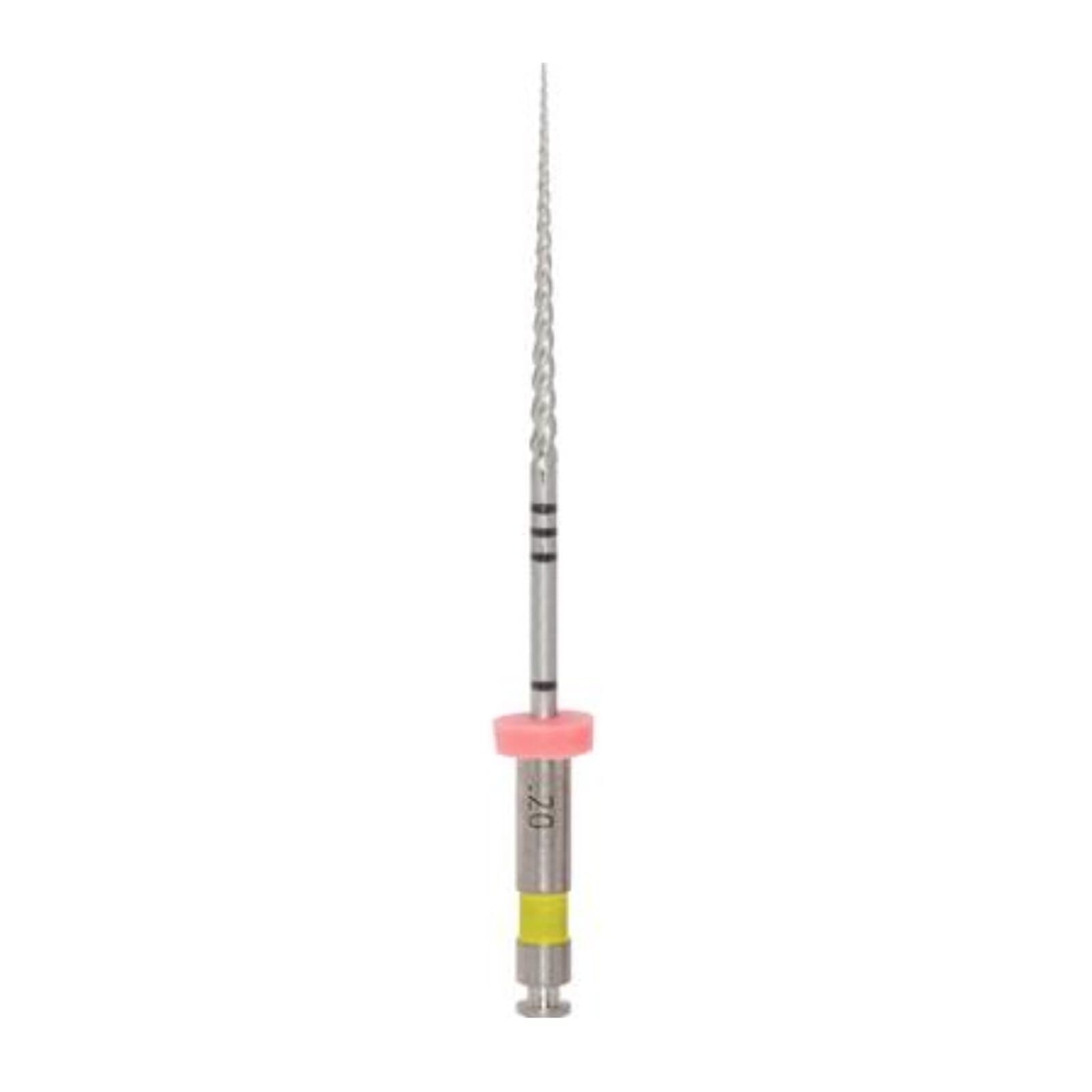 K3XF NiTi Rotary Files, #20, .06 Taper, 30 mm, Yellow, 6/Pk, 823-6200 thumbnail 4