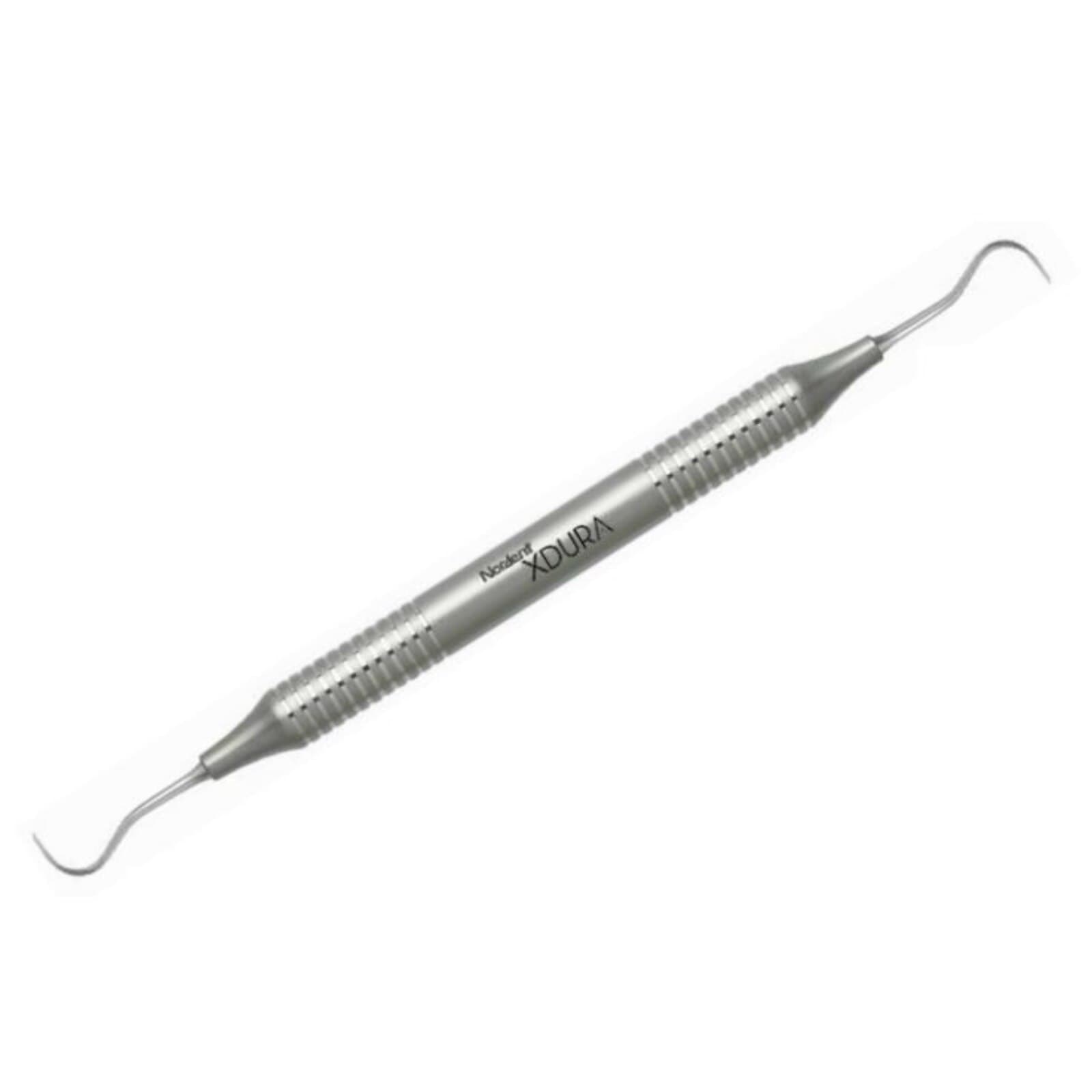 Nordent XDURA Posterior Sickle Scaler #204S, Double-Ended, DuraLite Round Handle, Stainless Steel, RENS204S thumbnail 3