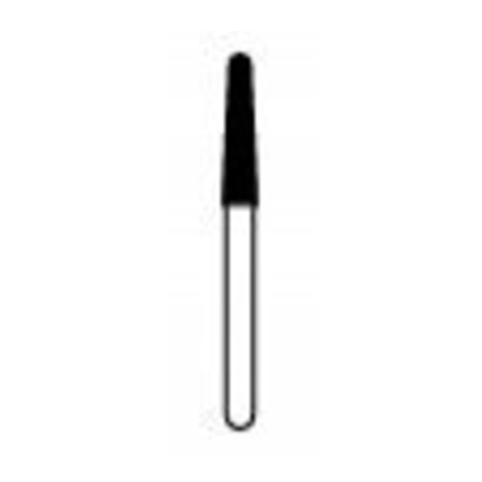 NTI Diamond Bur, FG, Long Round End Taper, #856L, 2.0 mm, Coarse, Green, 5/Pk, C856L-020 thumbnail 7