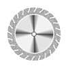 NTI Serrated Diamond Disc, HP, Double-Sided, #946, Medium, Gray, 1/Pk, D946-190 thumbnail 3
