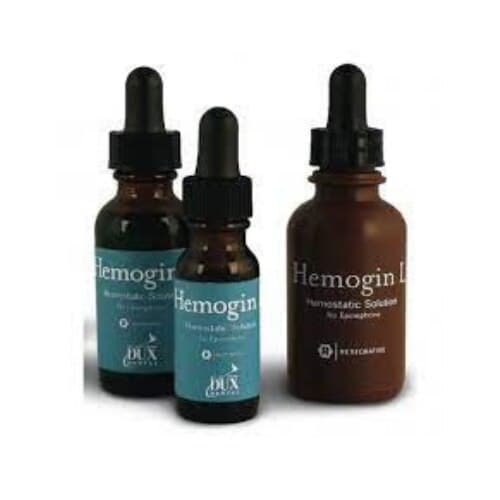 Hemogin-L Gingival Retraction Solution, 25% Aluminum Chloride, 20 ml Bottle with Eye Dropper, 13058 thumbnail 2