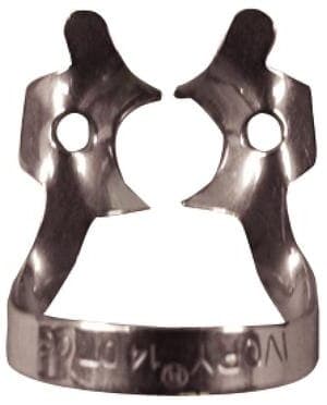 Ivory Tiger Rubber Dam Clamp #14DT, Winged, Molar/Distal Access, Serrated, Stainless Steel, 1/Pk, 50057857 thumbnail 3