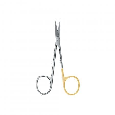 Hu-Friedy #17 Iris Super-Cut Scissors, Straight, 4-1/2", 1 Serrated Blade, S17SC thumbnail 2