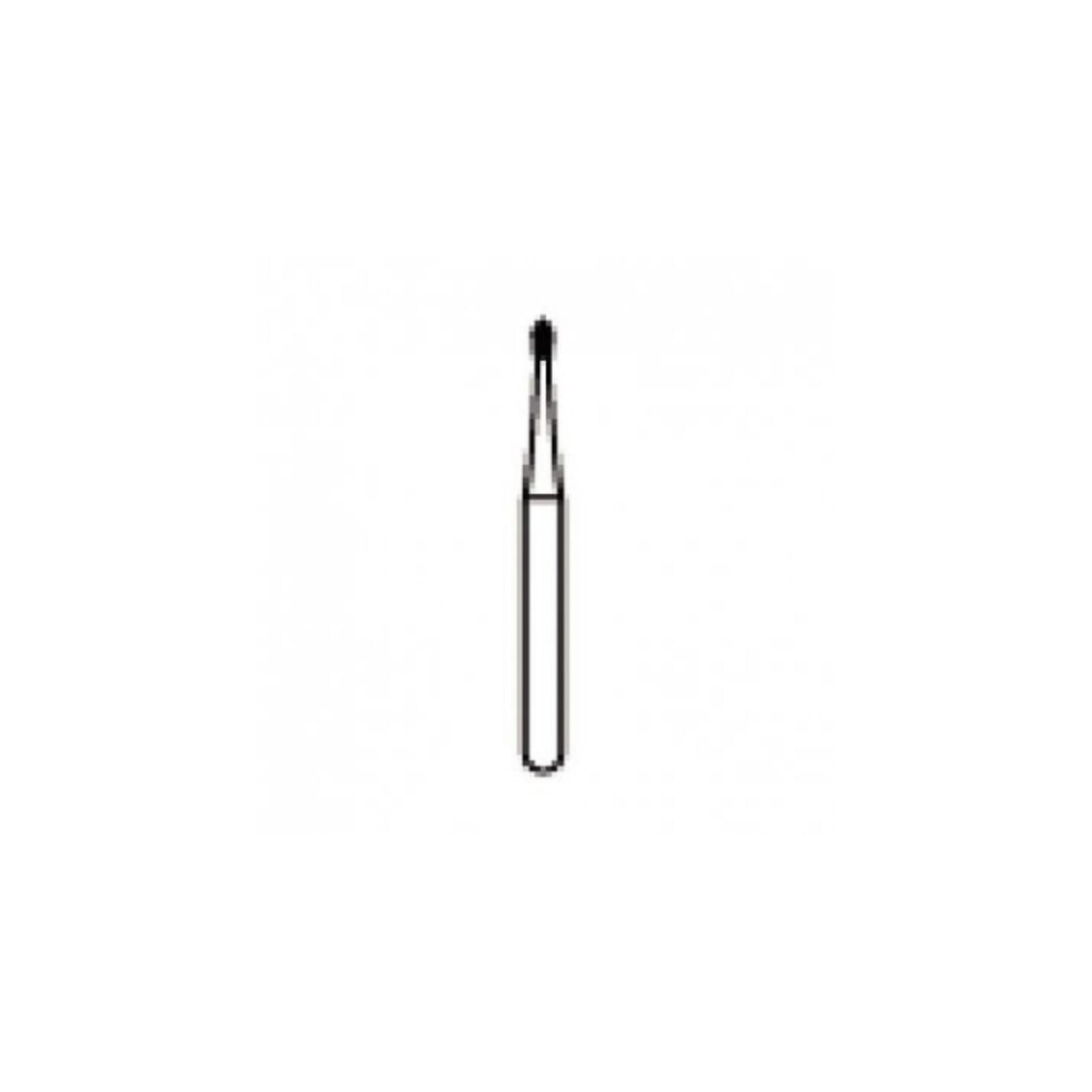 NTI 2-Piece Operative Carbide Burs, FG, Pear #330, 0.8 mm Diameter, 1.6 mm Length, 100/Pkg, H330-FG100 thumbnail 2