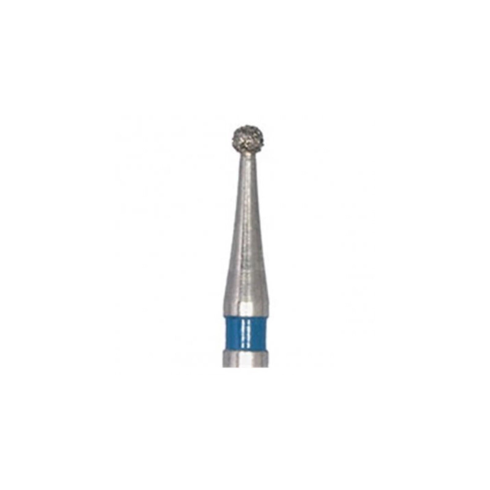 Meisinger 801L-010-HP Medium Diamond Bur, Round 1.0 mm, Long, HP Shank, 5/Pk thumbnail 3