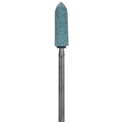 Dura-Green Silicon Carbide Finishing Stones, CA (Contra Angle), Pointed Cylinder PC2, Green, 12/Pk, 0081 thumbnail 2