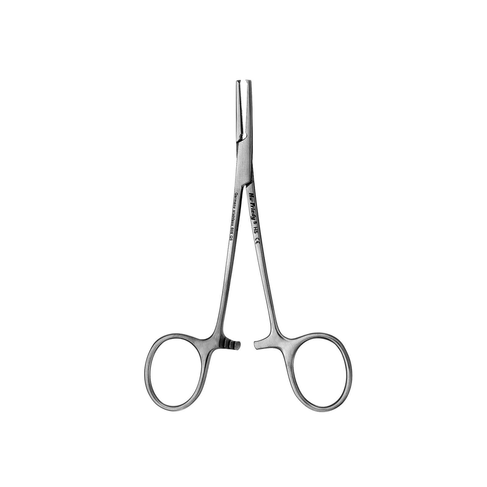Hu-Friedy #5 Straight Hemostat, 1x2 Teeth, 5", Stainless Steel, H5 thumbnail 2