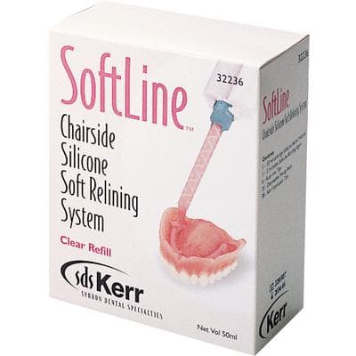 SoftLine Chairside Silicone Soft Relining Material, Clear Pink, Refill Kit, 50 ml Cartridge, 32236 thumbnail 11