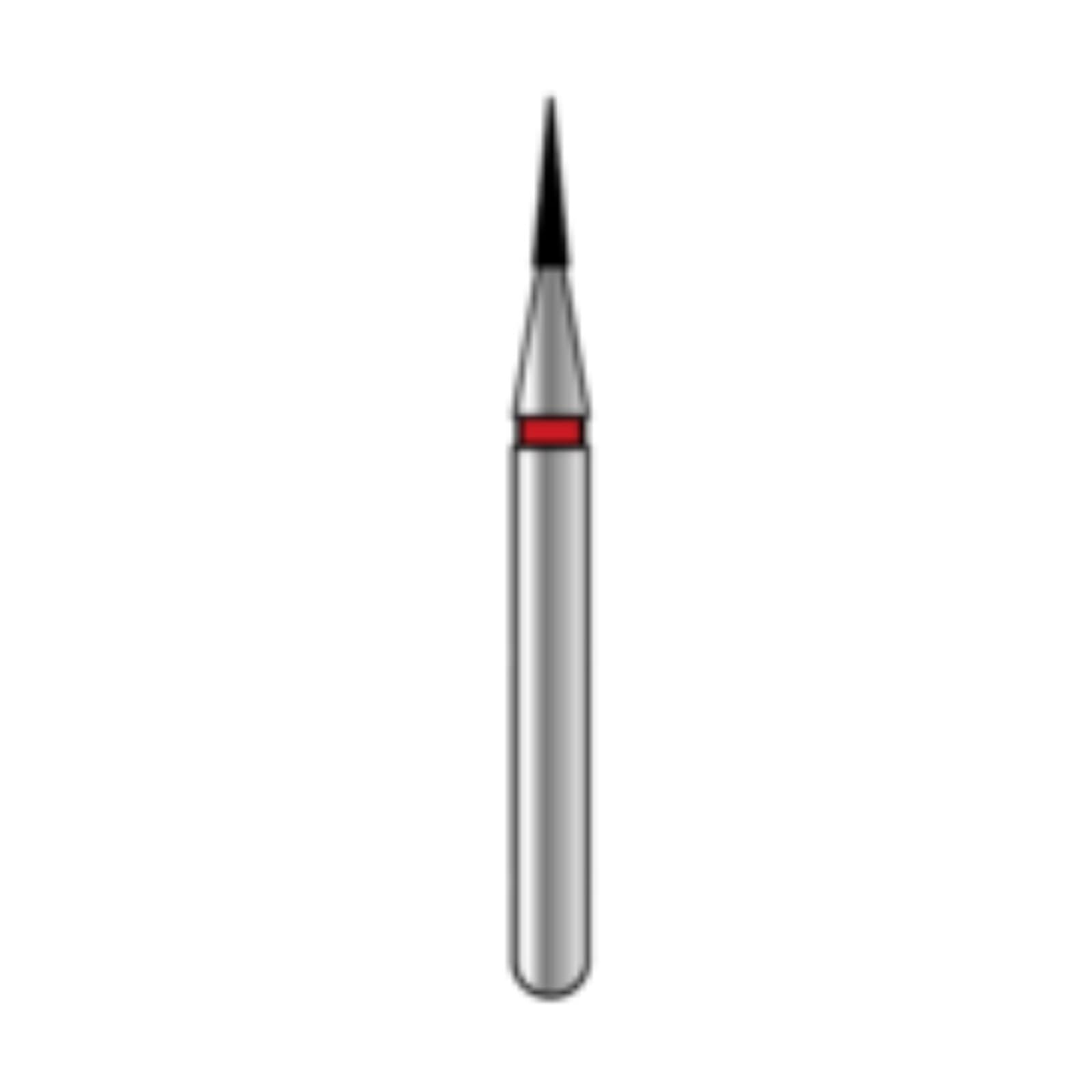 Alpen X1 Single-Use Diamond Bur, FG #858-014EF, Pointed Cone, Extra Fine, 1.4 mm, 25/Pk, X858EF014 thumbnail 2