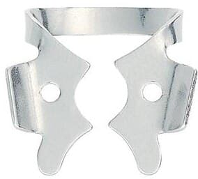 Hygenic Rubber Dam Clamp #3, Winged, Gloss Finish, Flat Jawed, Small Molar, 1/Pk, H05689 thumbnail 3