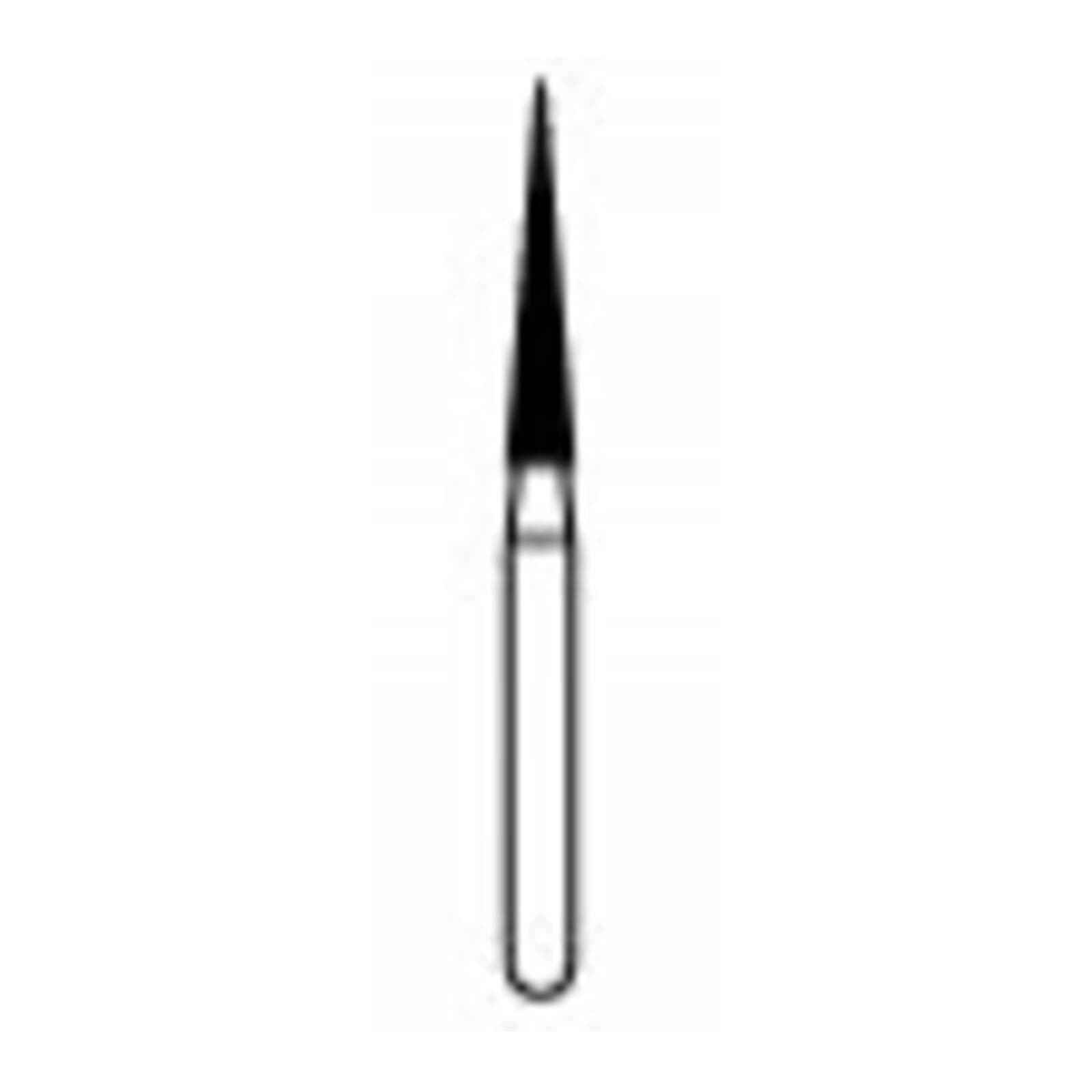 NTI Diamond Bur, FG, Needle, #F859-016, 1.6 mm, Fine, Red, 5/Pk thumbnail 7