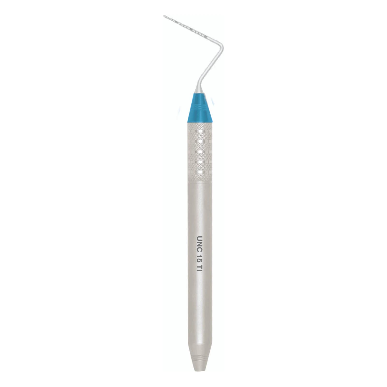 A. Titan UNC 15 Single Ended Dental Probe, 15mm Markings, Stainless Steel, 1/Each - Probe SE 15mm - Image 1
