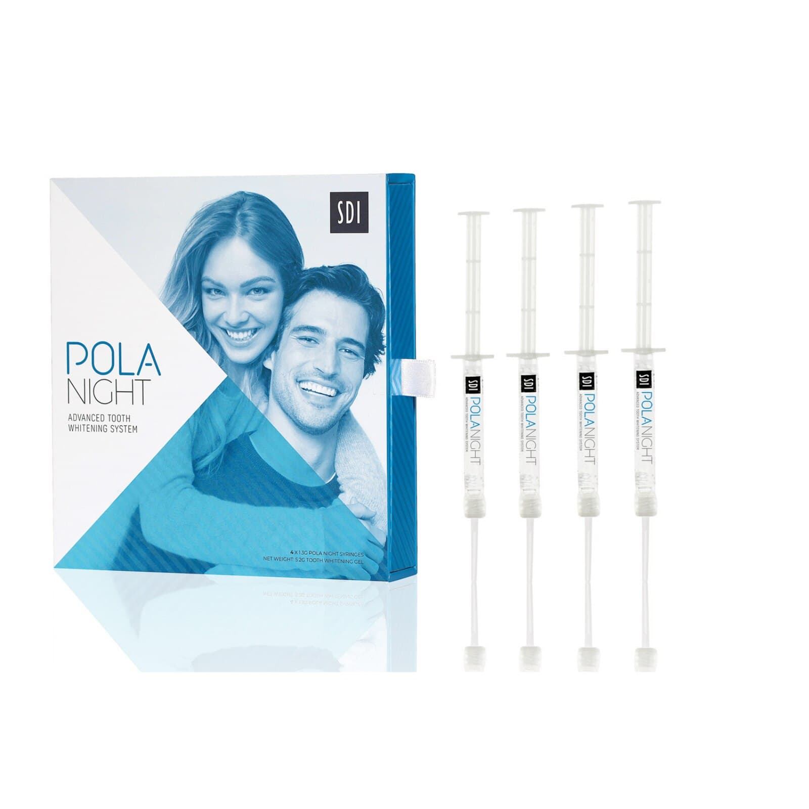 Pola Night Tooth Whitening System, 16% Carbamide Peroxide, Mini Kit, 1.3 g Syringes, Spearmint, 4/Pk, 7700108 thumbnail 8
