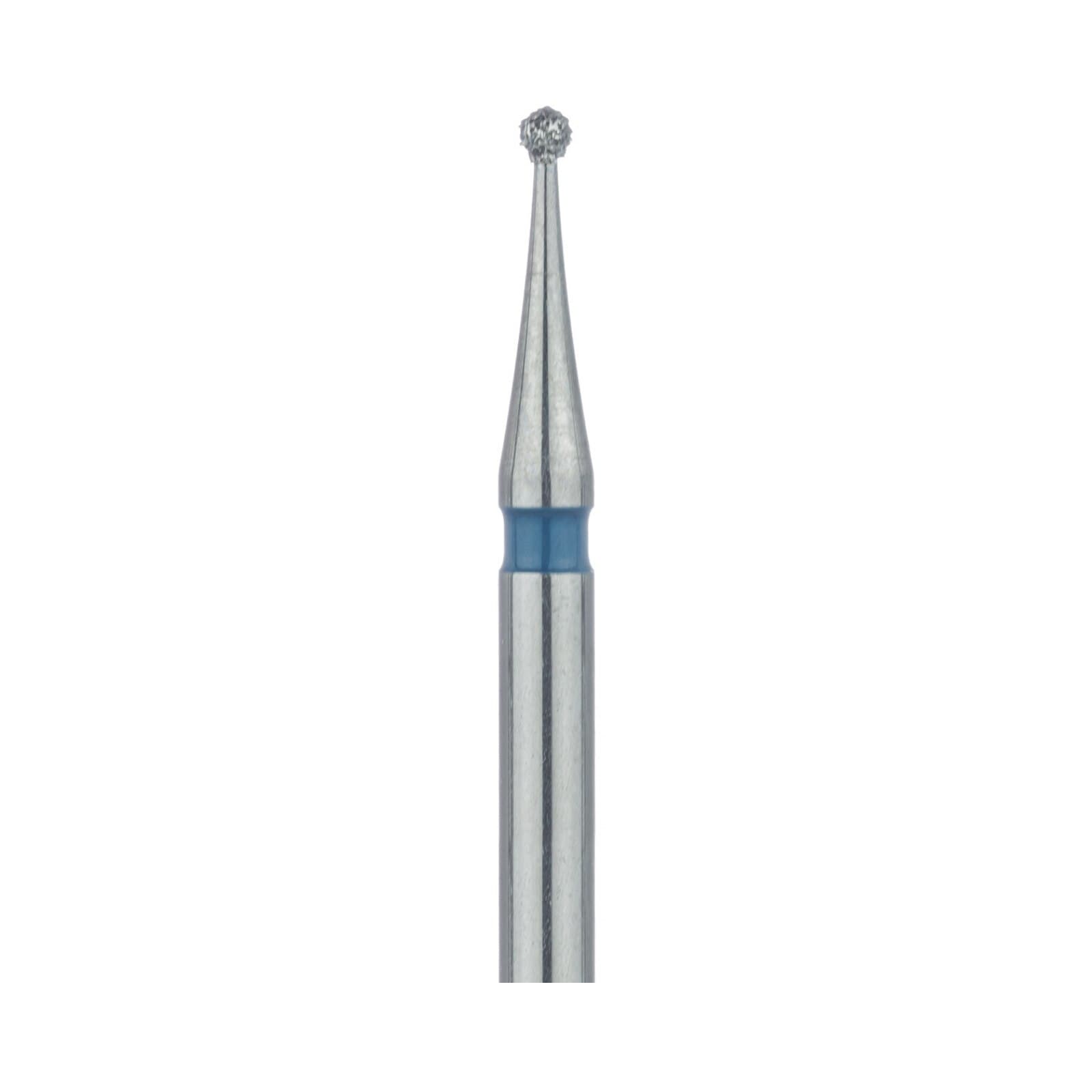 Meisinger 801-008-FG Diamond Bur, FG, Medium Grit, Blue Ring, Round Head, 0.8 mm, 5/Pkg thumbnail 3