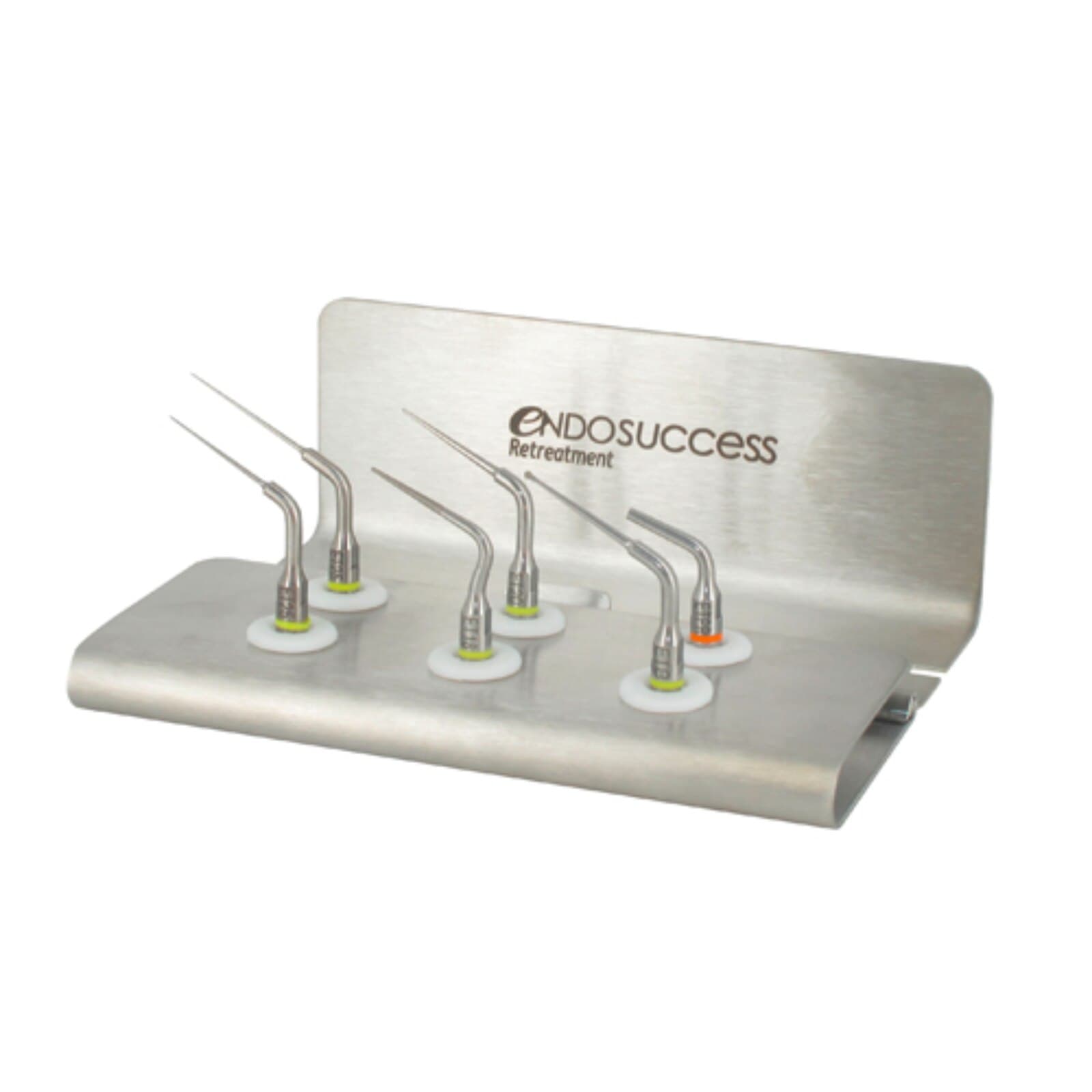 Endo Success Retreatment Kit, Piezo Ultrasonic Tips, Titanium-Niobium Alloy, 5 Tips with Wrench and Stand, F00737 thumbnail 2
