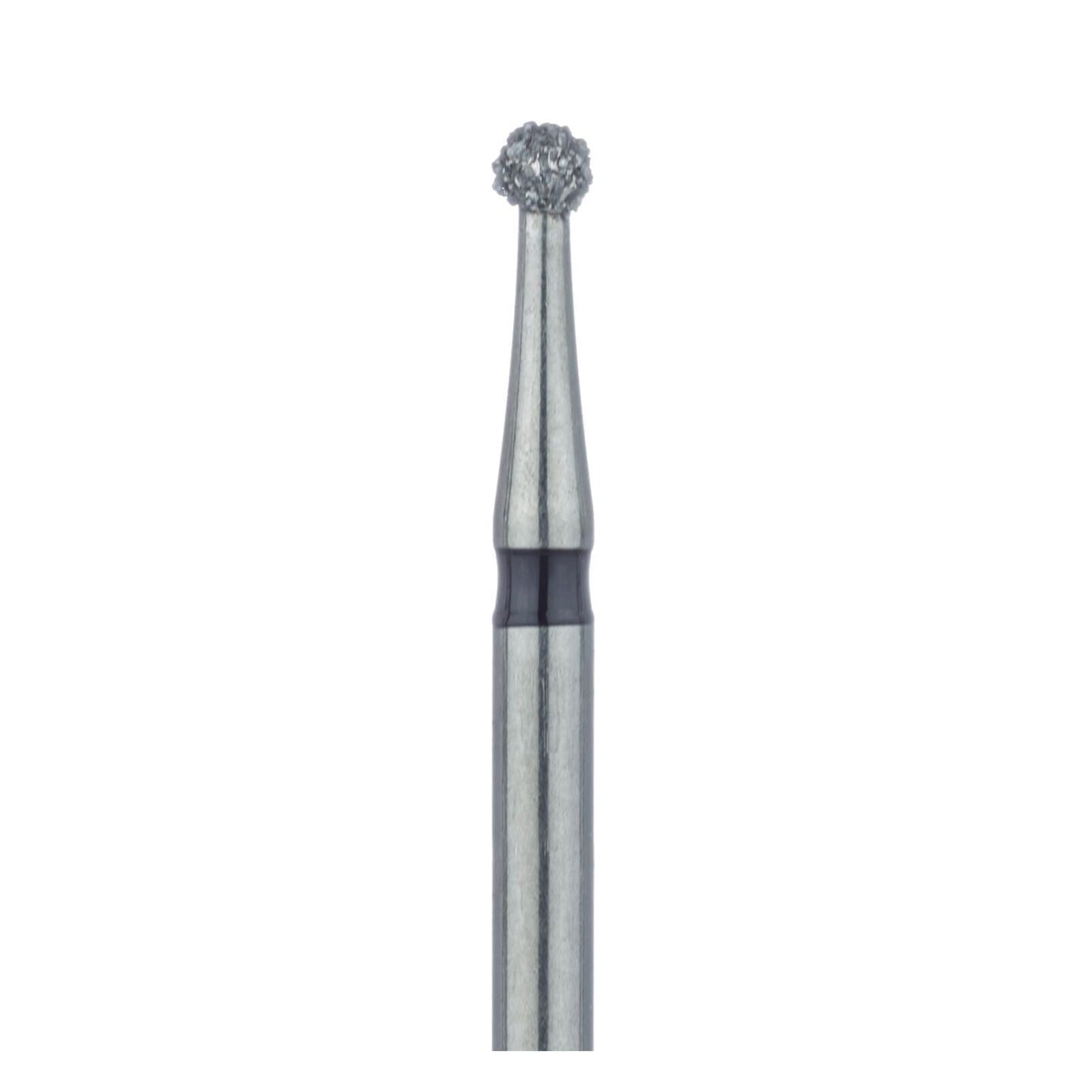 Meisinger 801H-016-FG Diamond Bur, FG, Super Coarse (Black), Round, 1.6 mm Head Diameter, 5/Pkg thumbnail 3