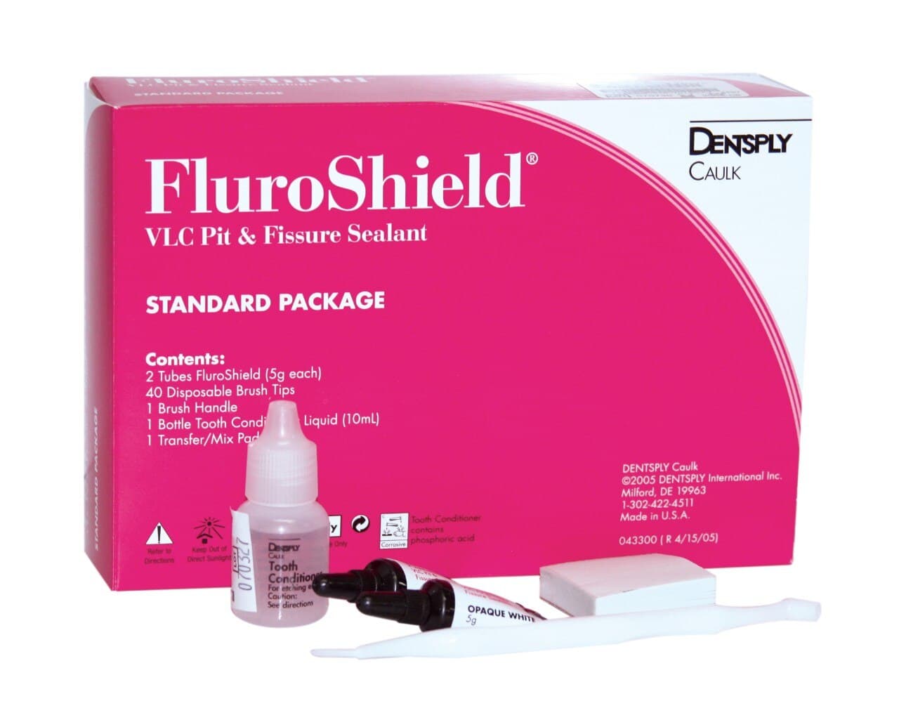 FluroShield VLC Pit and Fissure Sealant, Opaque White, Standard Package Kit (2 x 5 g Tubes), #643300 thumbnail 3