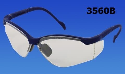 See-Breez™ ProVision Safety Glasses, Clear Lens, Blue Frame, Small/Universal Fit, 1/Pk, 3560B thumbnail 8