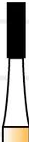 Alpen SteriX Cross Cut Fissure Surgical Carbide Bur, #558, FGOS (Friction Grip Oral Surgical), Sterile, 10/Pk - Alpen SteriX Cross Cut Burs 558 OS 10/Pk - Image 1