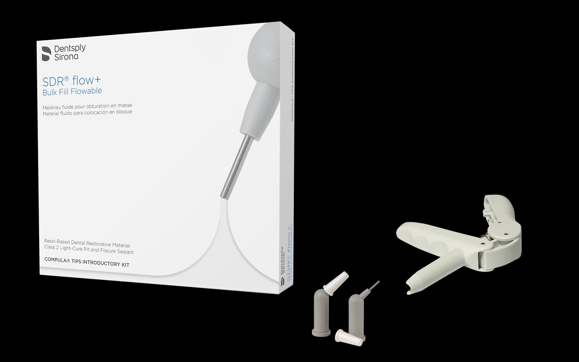 SureFil SDR Flow+ Bulk Fill Flowable Composite, Universal Shade, 0.25 g Compula Tips Refill, 50/Pk, 61C103 thumbnail 9