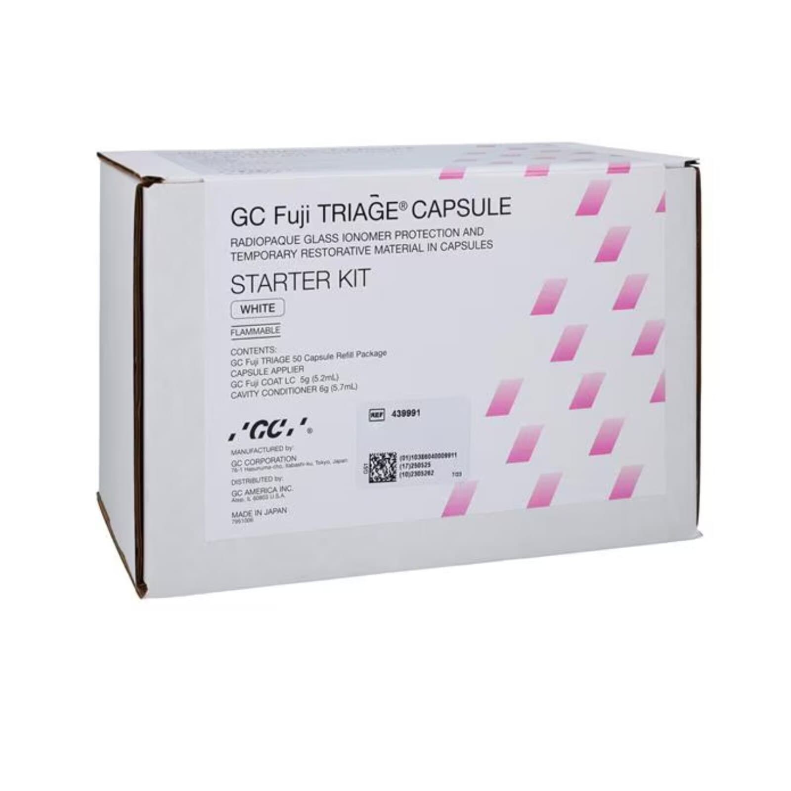 GC Fuji TRIAGE White Capsules Starter Kit - Self-Adhesive Radiopaque Glass Ionomer Sealant, 50 Capsules, 439991 thumbnail 4