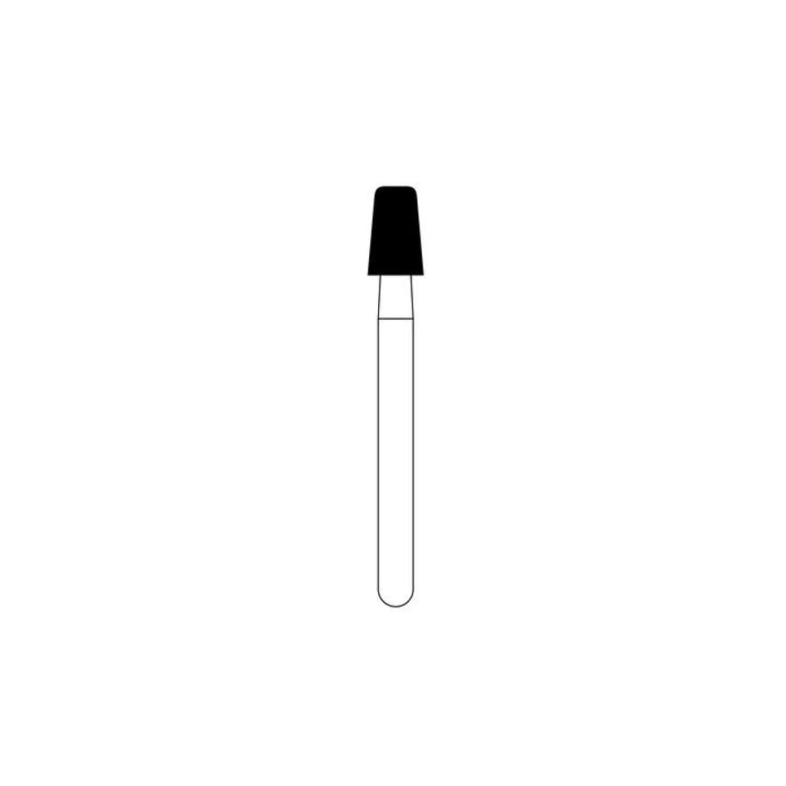 NTI Diamond Bur, FG, Fine, Modified Shoulder Taper, #845KR-016, 1.6 mm Diameter, 4.0 mm Length, 5/Pkg, F845KR-016 thumbnail 2
