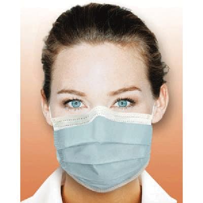 Crosstex Ultra Sensitive Earloop Face Mask, ASTM Level 3, White, 50/Box, GCFCXS thumbnail 16