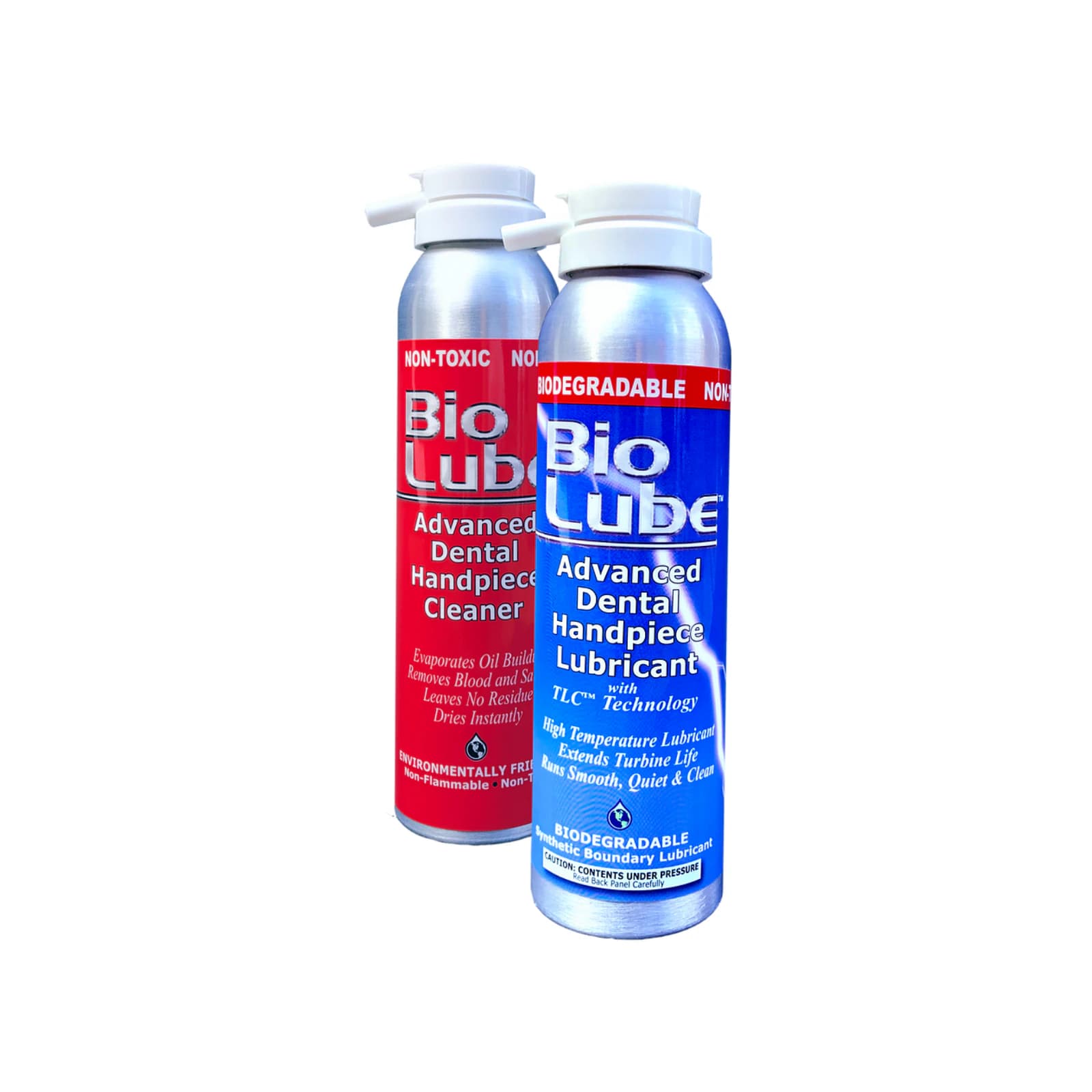 Bio Lube Handpiece Cleaner & Lubricant Intro Kit, 7 oz Each, BIO-CL-24 thumbnail 2