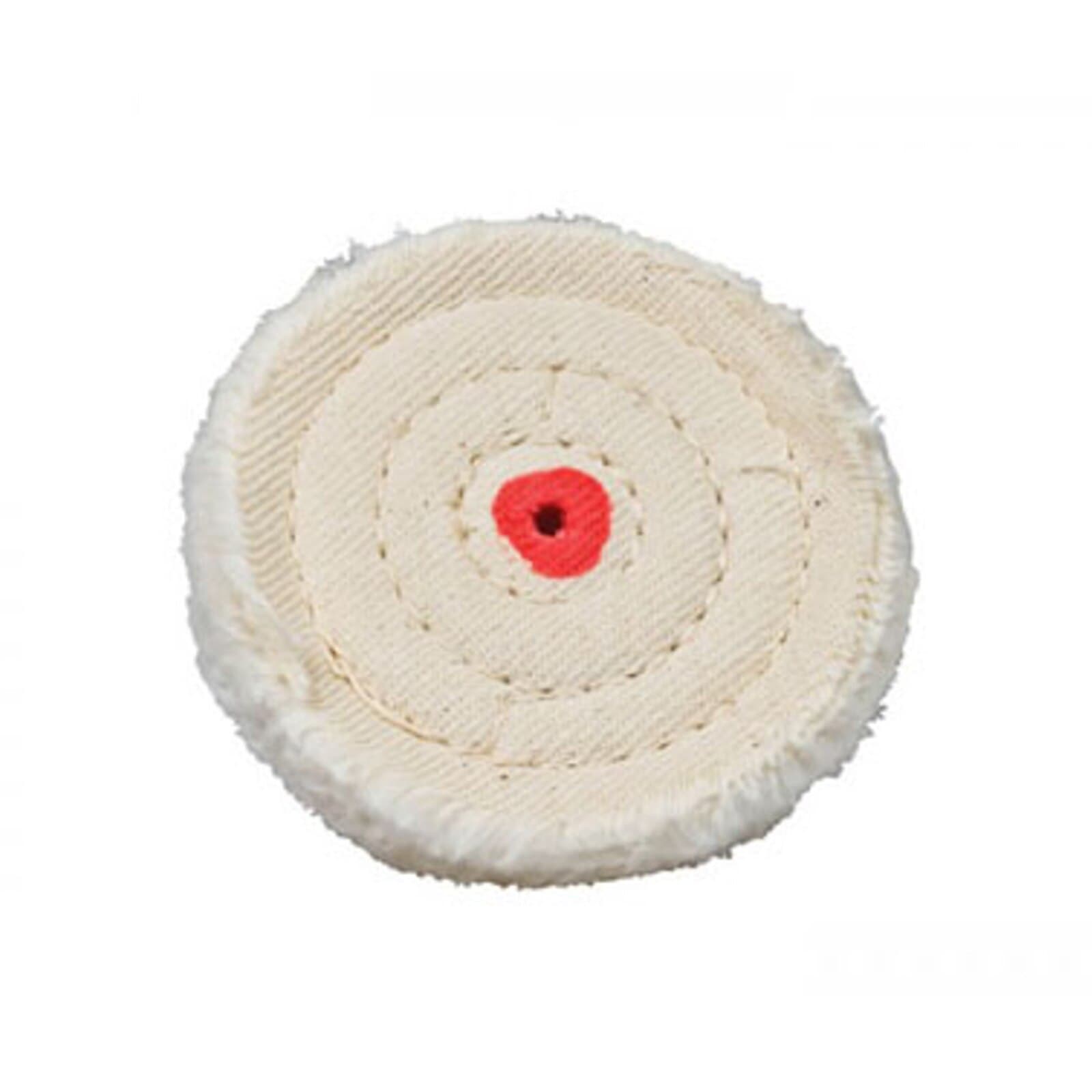 Keystone Muslin Buffs, 4" x 42-Ply, 12/Pack, 1180170 thumbnail 2