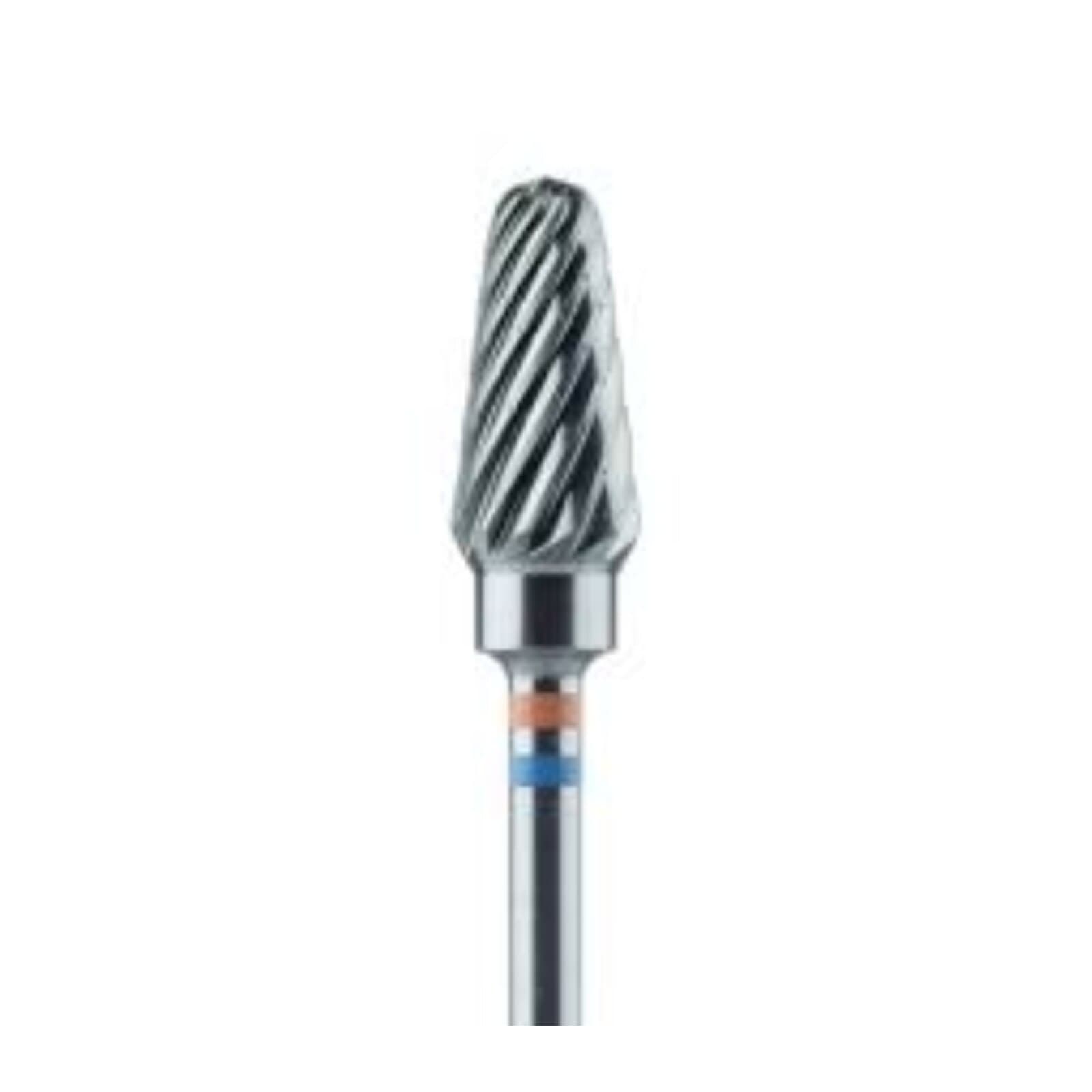 Meisinger Lab Carbide Cutters, Tapered Round End, Cross Cut, Fine, HP, 6.0 mm, HM79FF-060-HP, 1 Each thumbnail 2